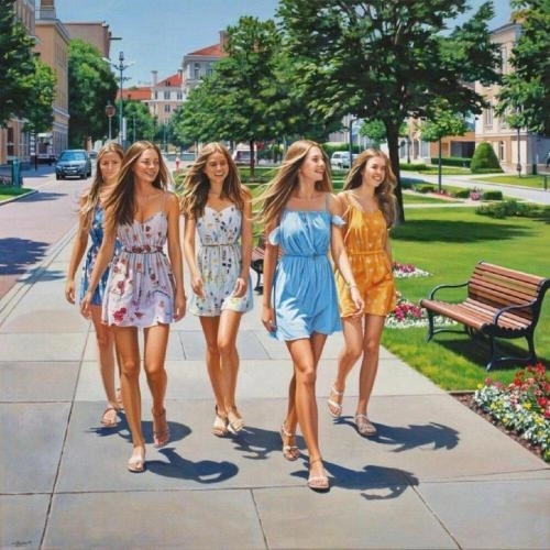 Длинноногие девчата