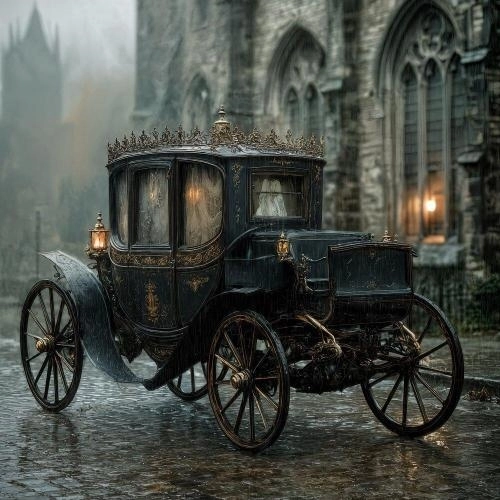 У церкви стояла карета