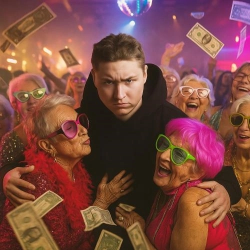 Поднять бабулю